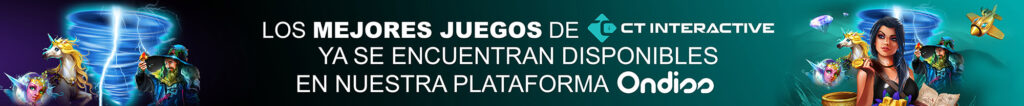 La plataforma de casino online de Ondiss integra los slots de CT Interactive a su catálogo de juegos.